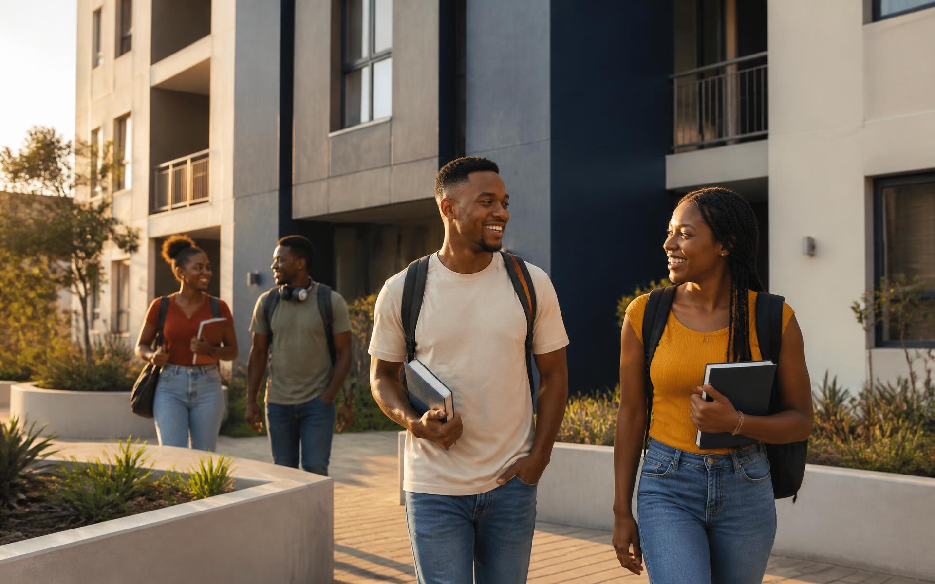 Illustration of student residence life